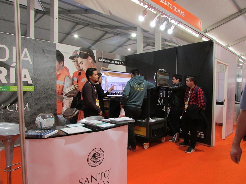 Carreras industriales del IP-CFT destacaron en Expomin 2018