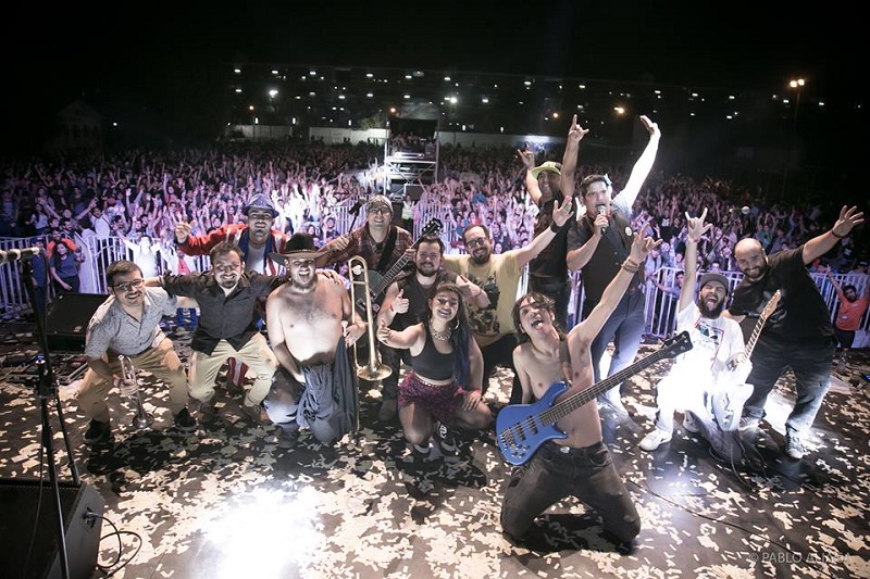 Tomasinos de San Joaquín llegaron con su música a Festival Sumar de Argentina