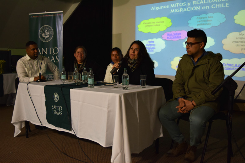 Estudiantes de Santo Tomás conocen la realidad de los inmigrantes en Puerto Montt
