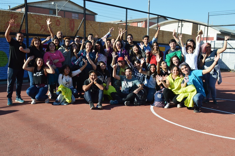 Con pintura de murales finalizaron las jornadas de Mechoneo Solidario