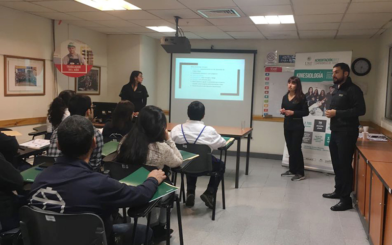 Escuela de Kinesiología de UST Viña del Mar inicia capacitaciones en empresas de la Región de Valparaíso