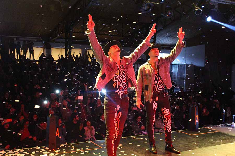 Power Peralta motivó a los alumnos valdivianos a alcanzar sus metas