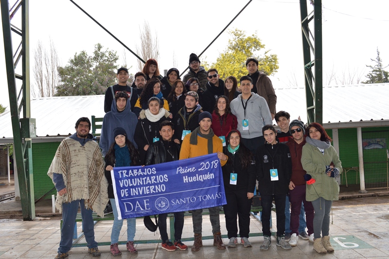 Más de 10 familias fueron beneficiadas gracias a los Trabajos voluntarios de invierno en Paine