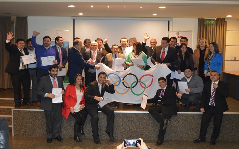 Diplomado en gestión de Organizaciones Deportivas Olímpicas MOSO certificó a 22 representantes de instituciones de La Araucanía