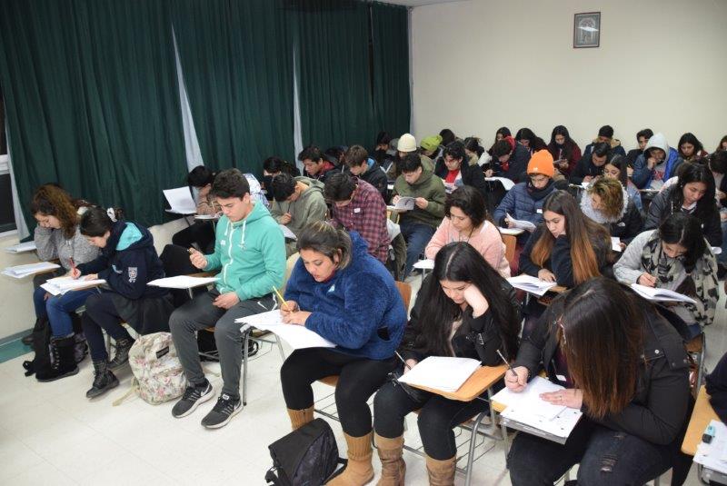 Masiva convocatoria en Rancagua para el Ensayo PSU vespertino