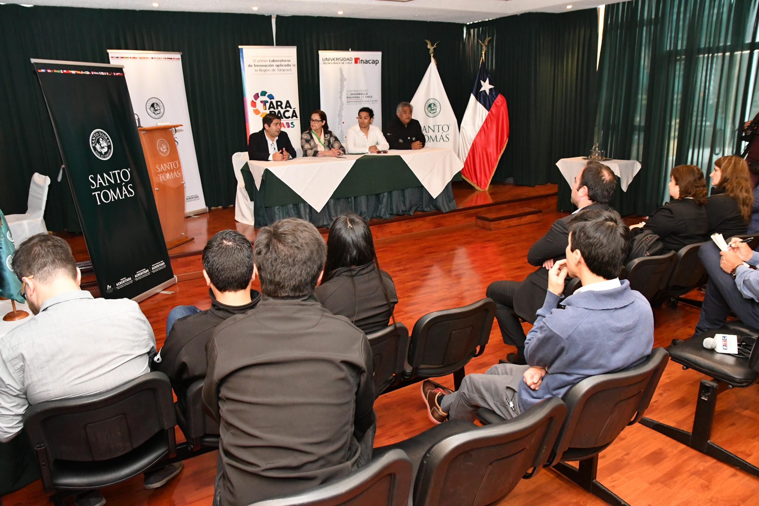 Realizan lanzamiento de la "iii cumbre de emprendimiento e innovación de tarapacá" en santo tomás iquique