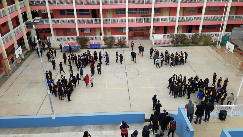 Estudiantes de Prevención de Riesgos participan como evaluadores en simulacro de sismo y tsunami en Ovalle