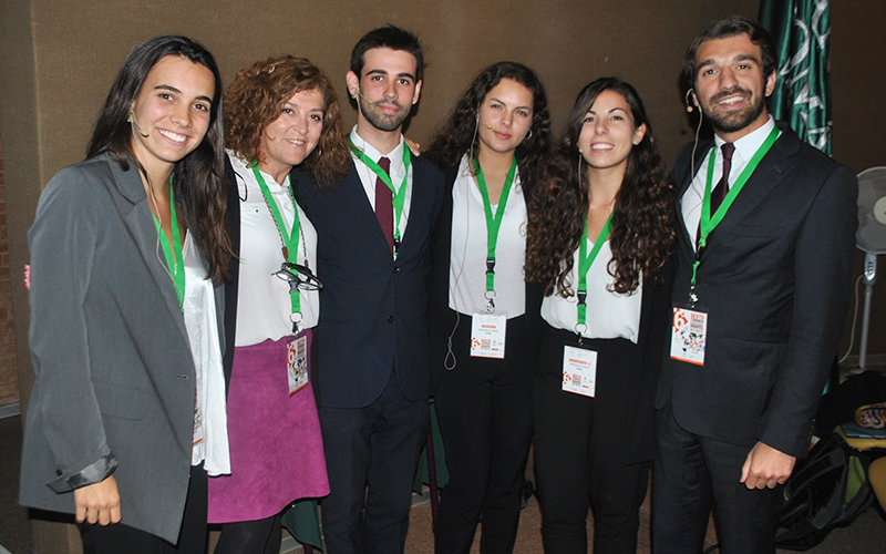 Universidad de Zaragoza, el feliz equipo debutante del Sexto Torneo Internacional de Debates Santo Tomás
