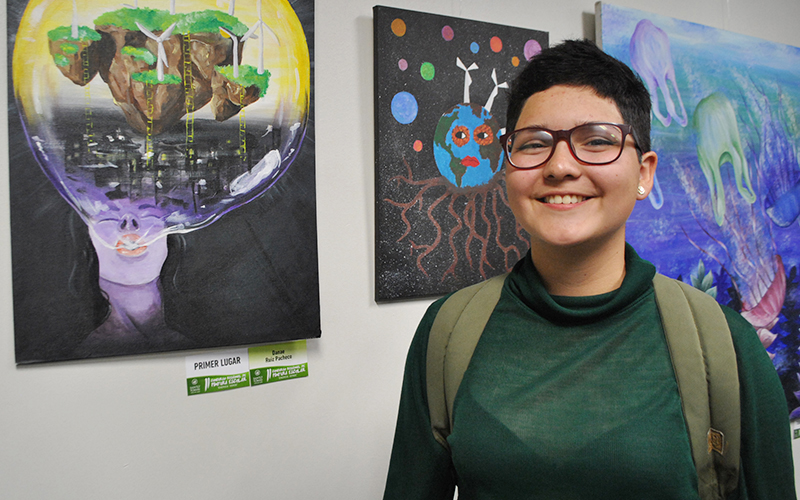 Alumna de Liceo Guillermo Gronemeyer de Quilpué gana el II Concurso Regional de Pintura Escolar organizado por Santo Tomás Viña del Mar