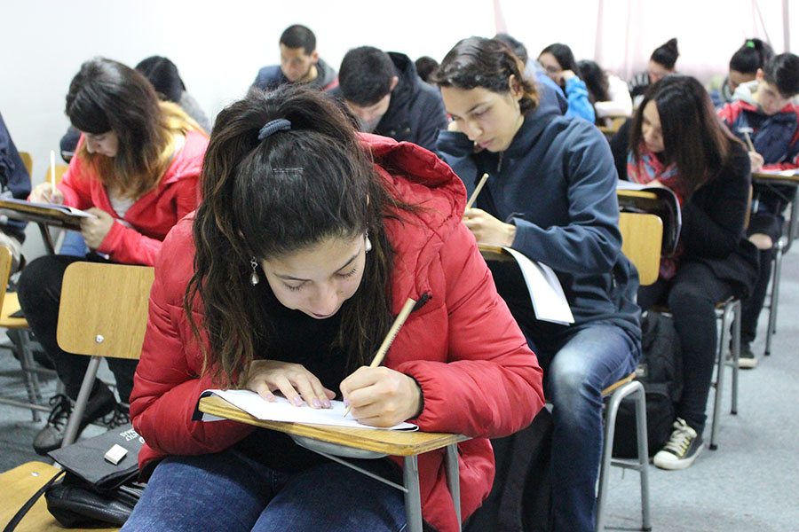 Estudiantes de la región de Los Ríos participaron en el 17° Ensayo Nacional de PSU