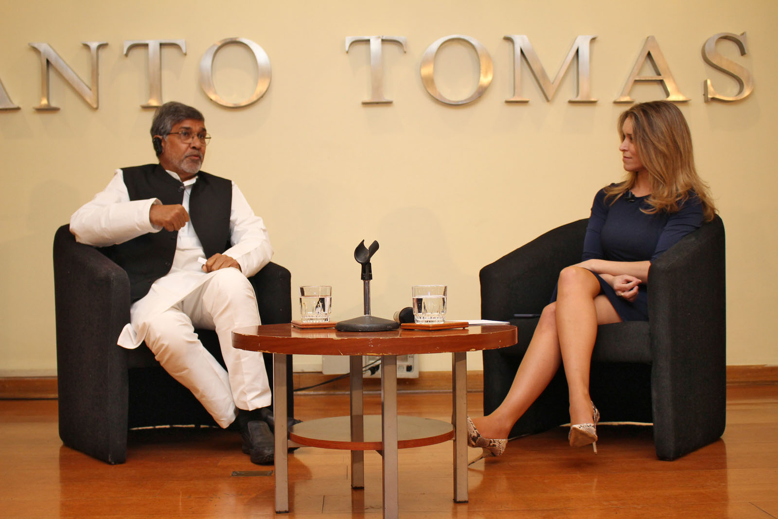 KAILASH SATYARTHI LANZÓ EN SANTO TOMÁS CAMPAÑA 100 MILLONES POR 100 MILLONES