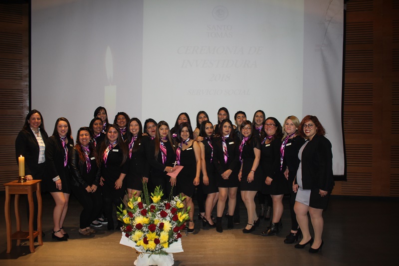 Primera Ceremonia de Investidura de Servicio Social se realizó en sede San Joaquín