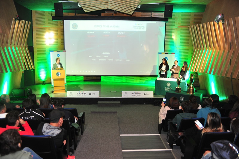 En Santo Tomás San Joaquín se realizó el sorteo de las Olimpiadas Nacionales 2018