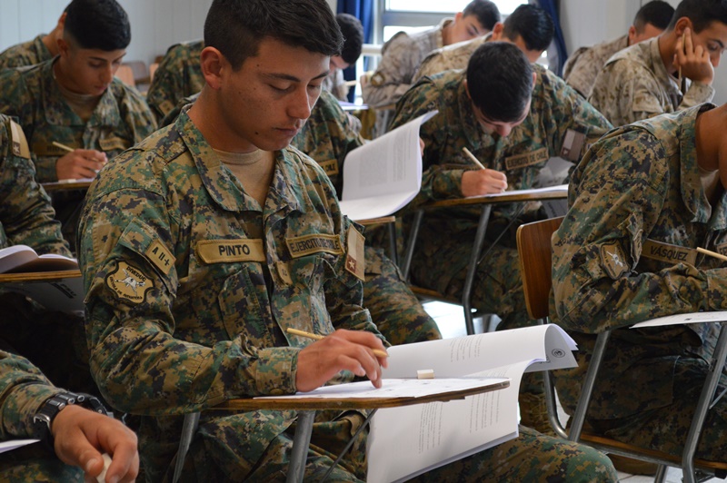 Reclutas del Ejército de Chile rindieron Ensayo PSU en Santo Tomás Puente Alto