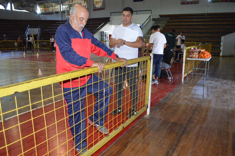 Tomasinos evaluaron condición física de adultos mayores de San Bernardo