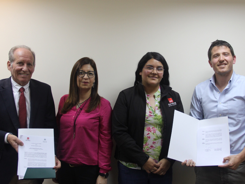 Área de administración Santo Tomás La Serena firmó convenio con empresa Serviteg