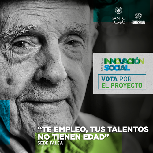 Alumna de Servicio Social de Santo Tomás Talca impulsa proyecto para emplear a adultos mayores