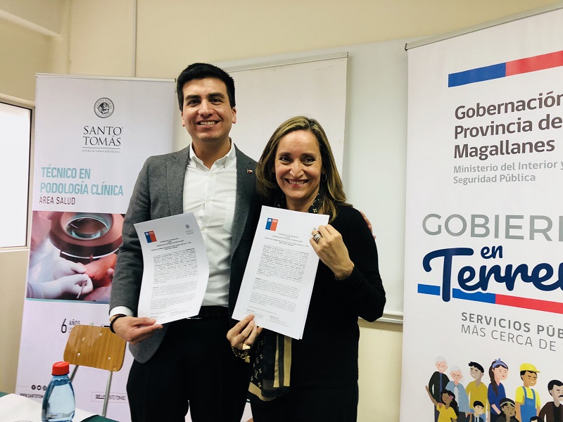 Alianza entre Santo Tomás y Gobernación de Magallanes permitirá ampliar atenciones podológicas en ‘Gobierno en Terreno’