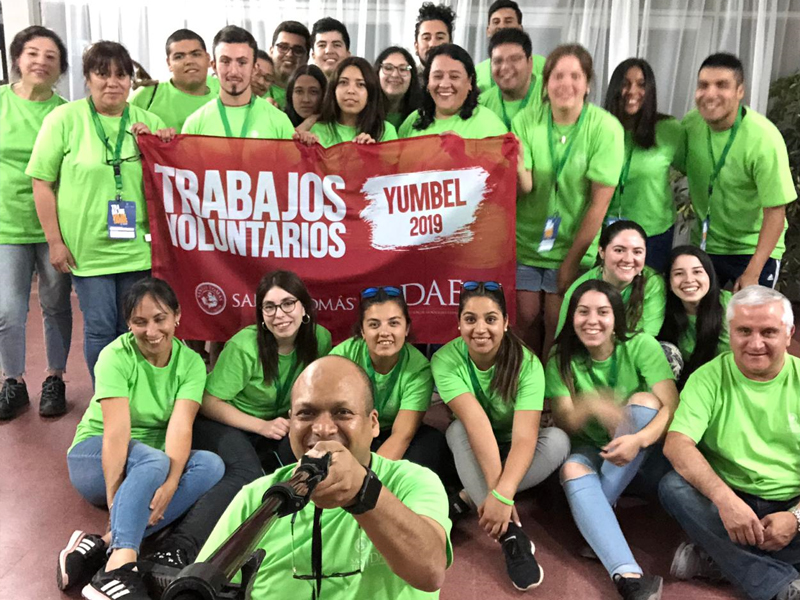 Estudiantes rancagüinos realizaron voluntariado en Yumbel