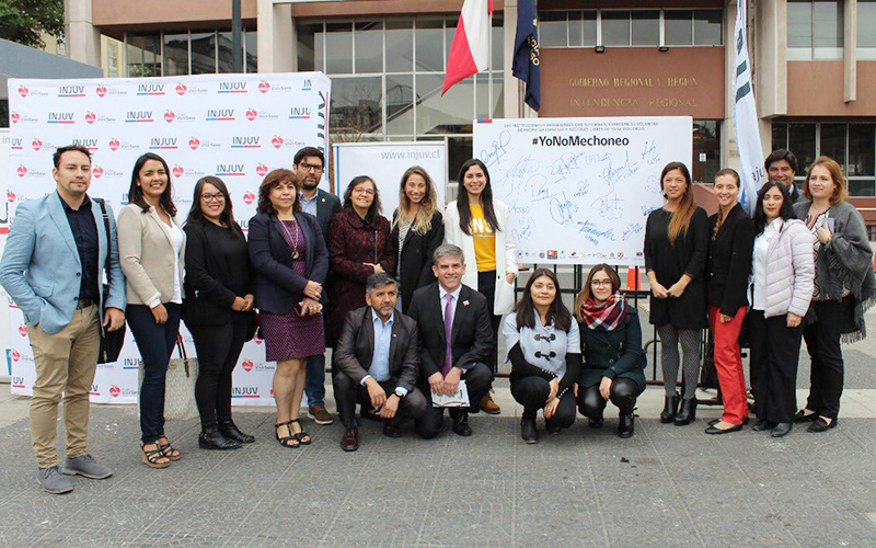 Santo Tomás Viña del Mar se suma a campaña #YoNoMechoneo del Instituto Nacional de la Juventud