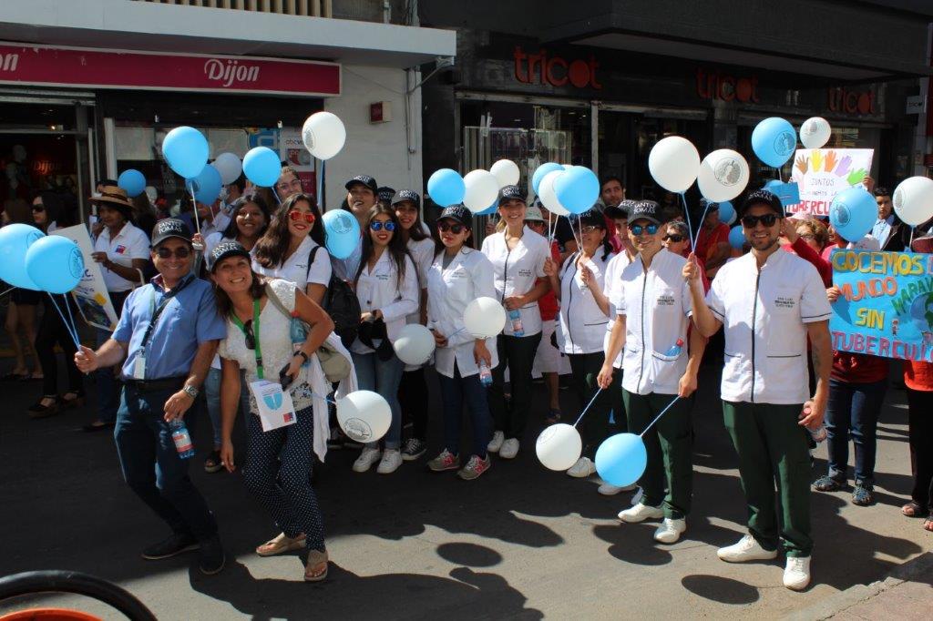 Estudiantes del CFT participan en actividad por el día de la tuberculosis