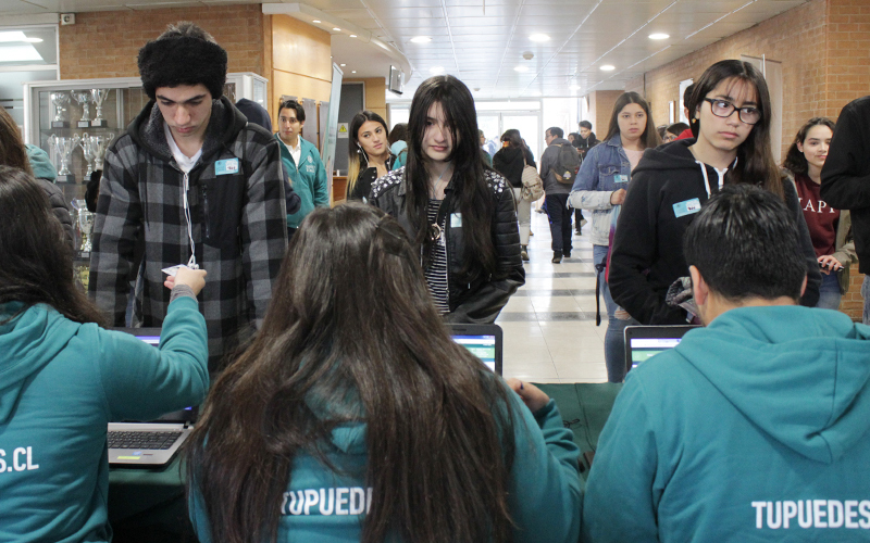 Jóvenes de distintas comunas de la región rindieron el 18° Ensayo Nacional PSU Santo Tomás en Viña del Mar