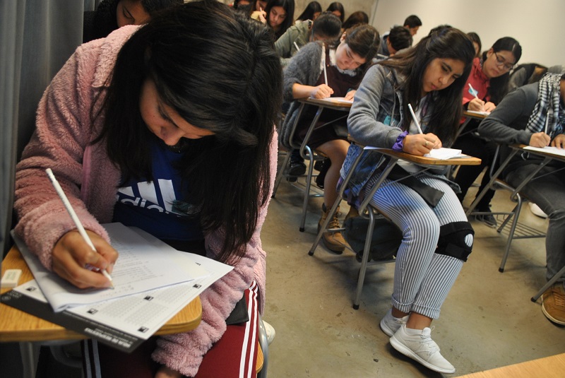 Estudiantes limarinos participaron de Ensayo Nacional PSU