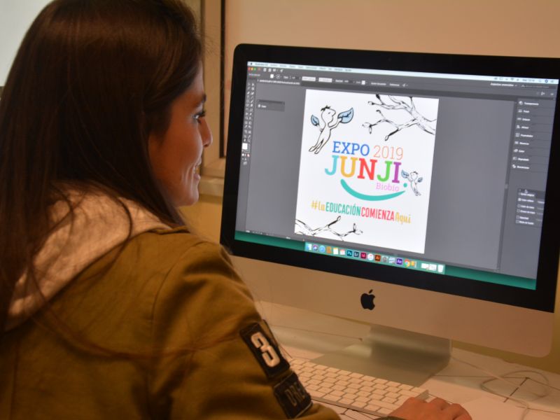 Tomasina crea identidad gráfica de ExpoJunji Biobío 2019