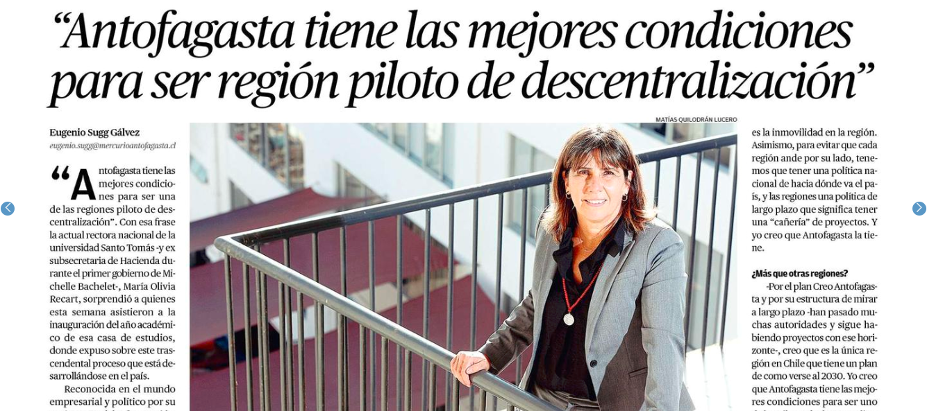 ''Antofagasta tiene las mejores condiciones para ser región piloto de descentralización"