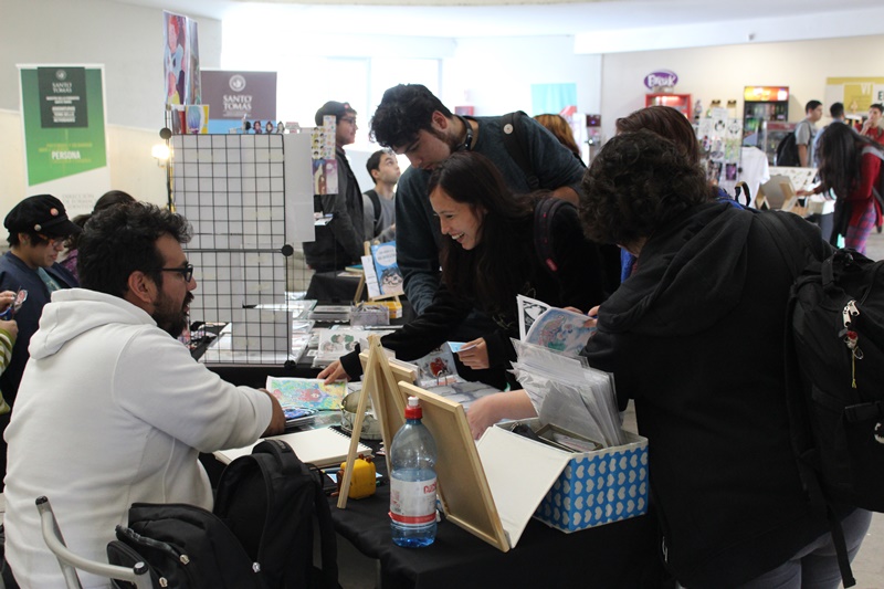 Estudiantes de Animación Digital y Multimedia realizaron Feria de Ilustración