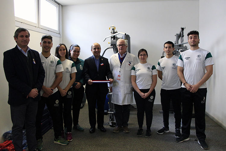 Santo Tomás Talca colaborará en puesta en marcha de nuevo Centro de Acondicionamiento Físico del Hospital Regional