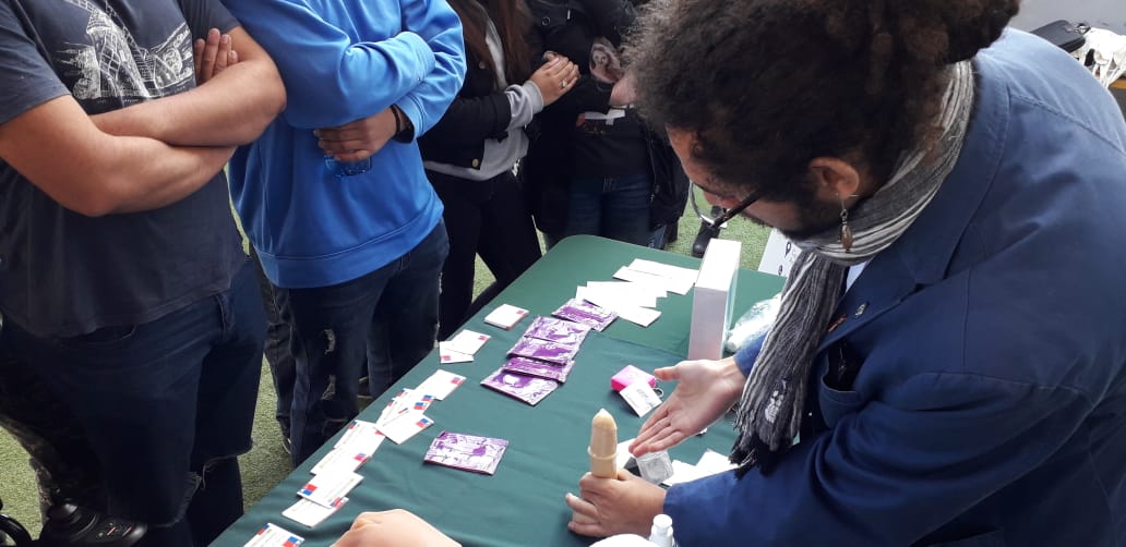 Agrupación Arpevih realizó jornada de prevención del VIH, Sida y ETS para estudiantes de educación superior