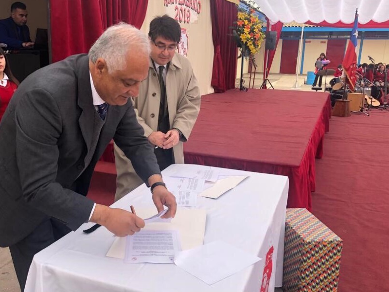 Convenio de articulación y continuidad de estudios Liceo Fernando Binvignat Marin de Coquimbo y Área de Administración Cft – Ip Santo Tomás La Serena