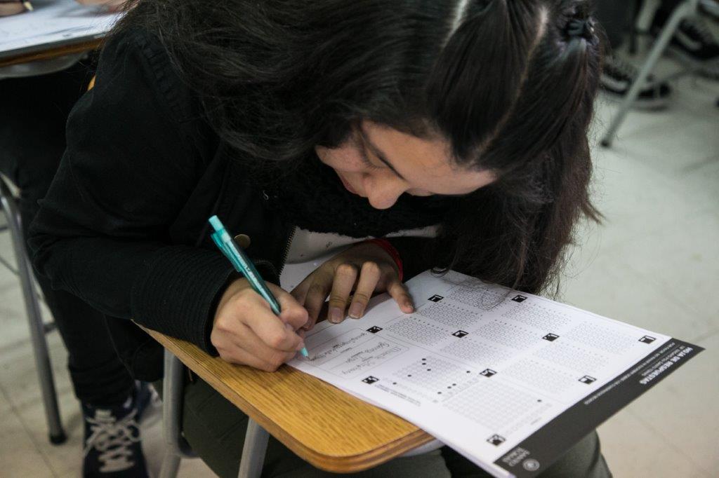 Cerca de 400 jóvenes participaron del 1º Ensayo PSU Nacional Vespertino