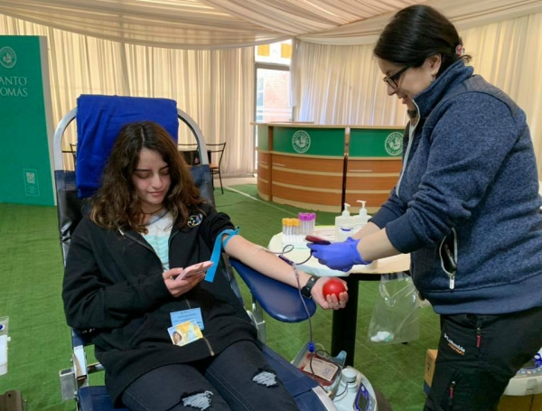 Banco de Sangre HHHA y Técnico en Laboratorio Clínico, Banco de Sangre e Imagenología organizaron colecta de sangre