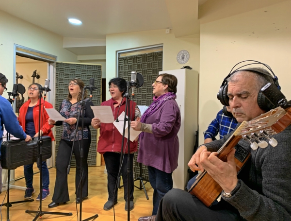 Canción principal de película chilena se grabó en Estudio de Sonido de Santo Tomás