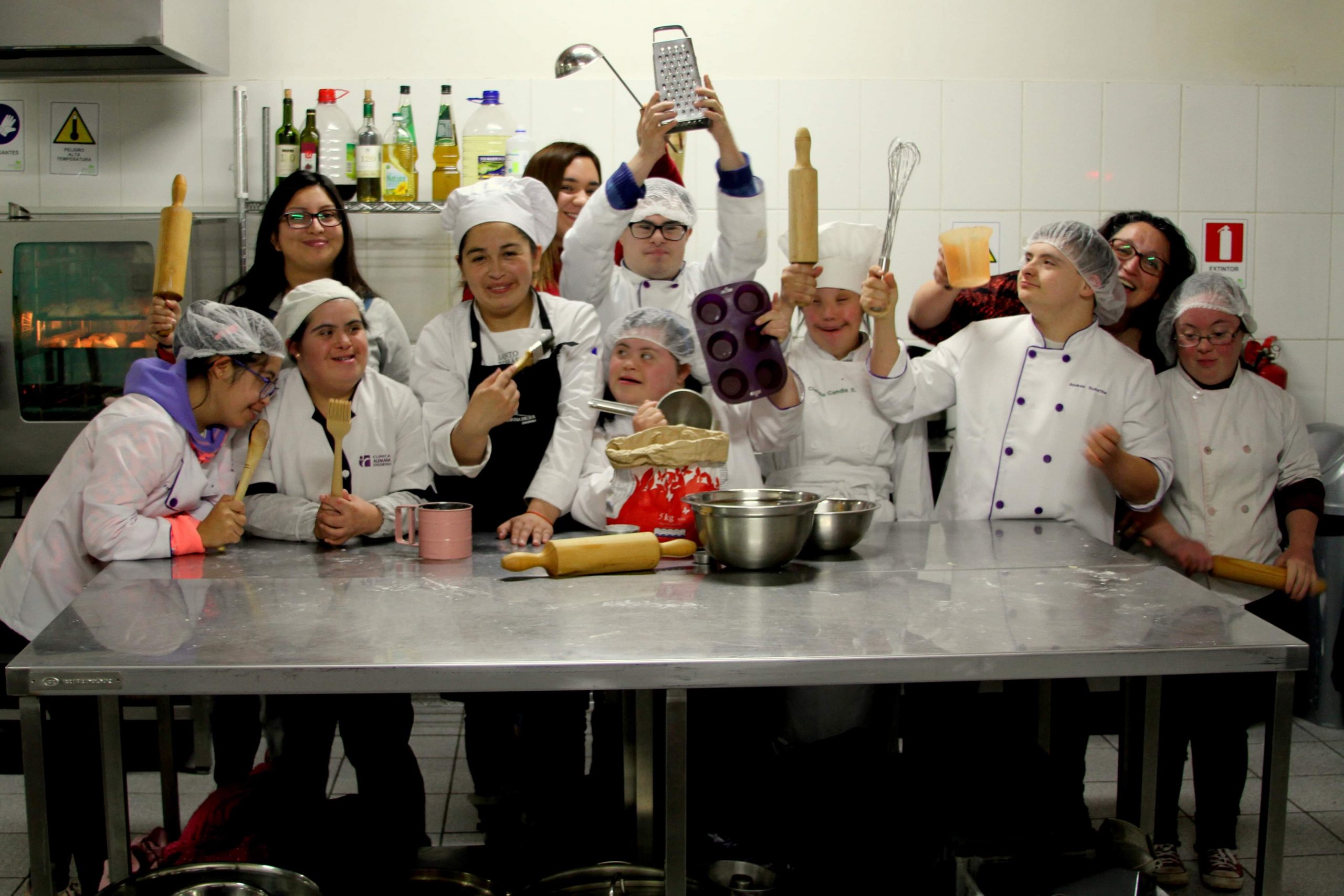 Con Taller de Cocina estudiantes de Técnico en Educación Especial potenciaron habilidades de jóvenes down
