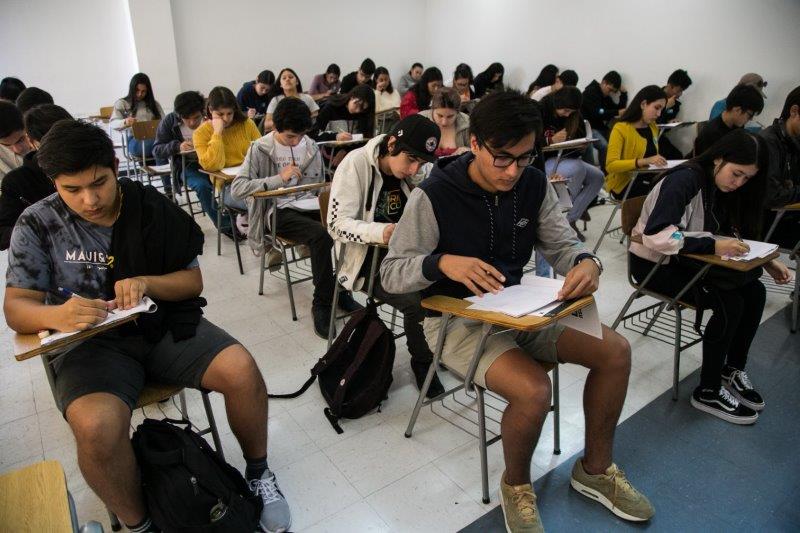 Más de 300 estudiantes de enseñanza asistieron al último ensayo de la PSU