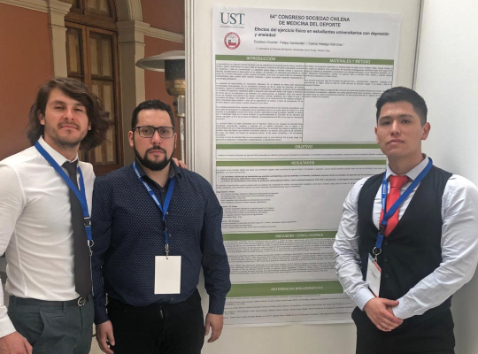 Ciencias del deporte UST participó en Congreso Nacional e Internacional de la Sochmedep