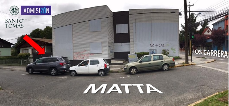 Admisión y proceso de matrículas de Santo Tomás Osorno se ubica en Clínica de Los Carrera esquina M.A. Matta