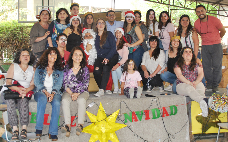 Niños celebran la Navidad en jornada organizada por Enfermería de UST Viña del Mar y Junta de Vecinos Los Limonares