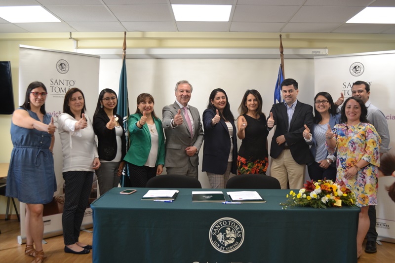 Santo Tomás Chillán firma convenio de colaboración con Sename Ñuble