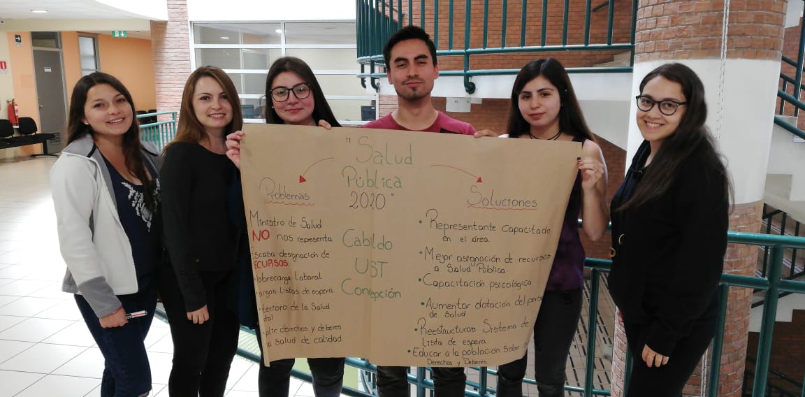 Estudiantes penquistas participaron en Cabildos de la Salud