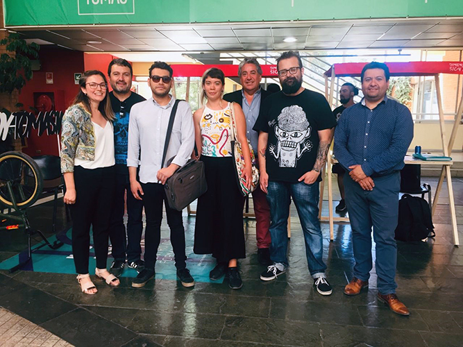 Diseño inauguró Colectivo DimensiónD en Santo Tomás Talca