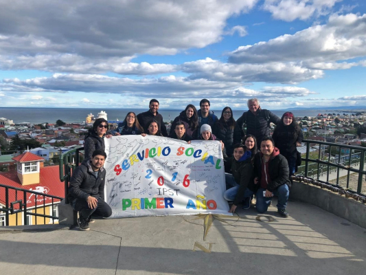 Servicio Social Temuco participó en trabajos comunitarios en Punta Arenas