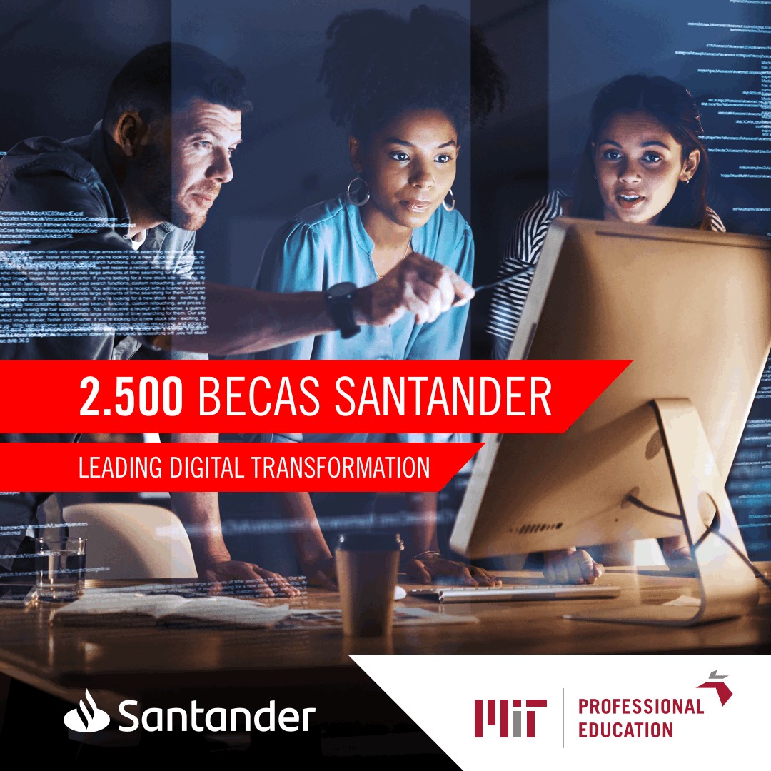 Becas Santander abre postulación conjunta con MIT