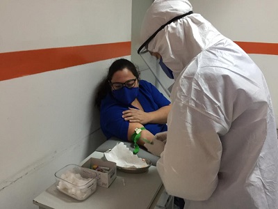 Alumnos de Santo Tomás Copiapó apoyan a la población en la Pandemia