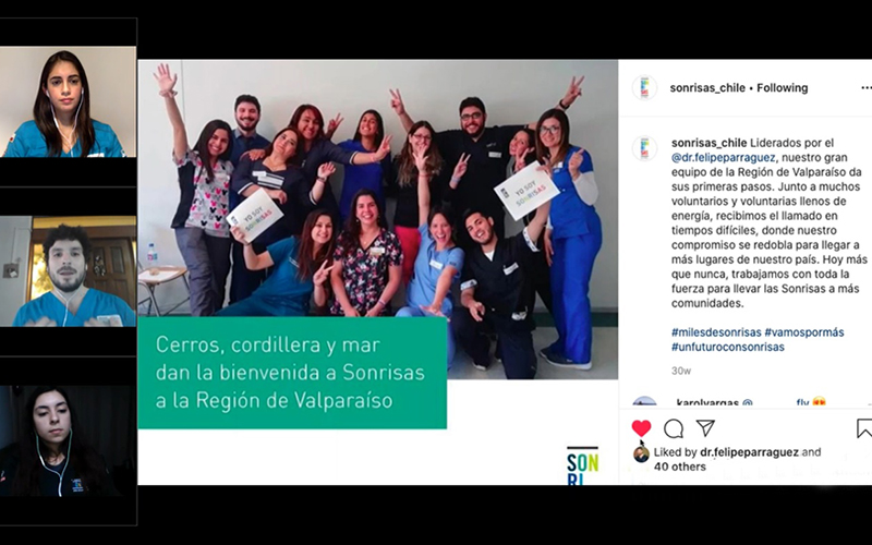 Director de Área Odontología de sede Viña del Mar expone en webinar internacional sobre su experiencia en Fundación Sonrisas