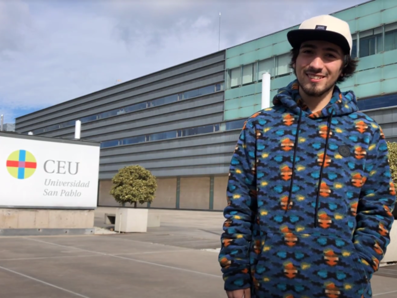 La travesía de Sebastián Garrido, estudiante de intercambio en España