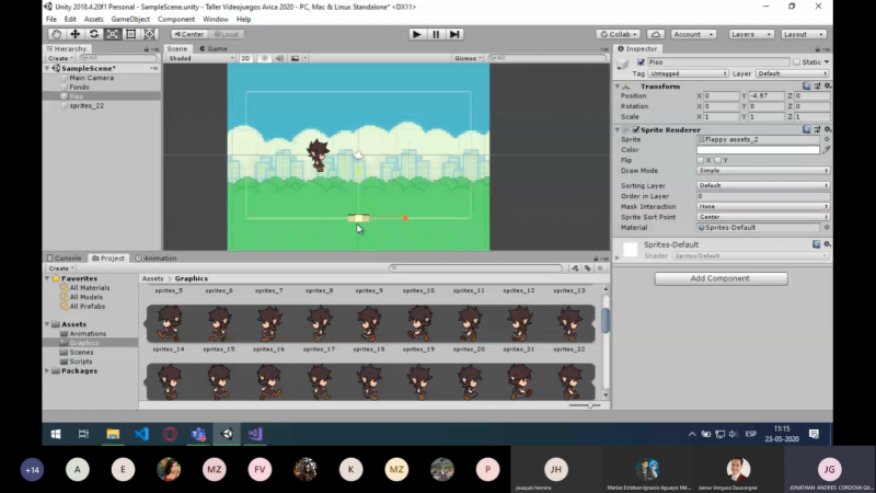 Con taller virtual aprendieron a programar videojuegos